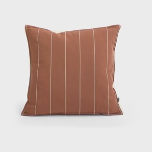 HAY Terrazza kussen Terracotta narrow stripe, 60x60 cm