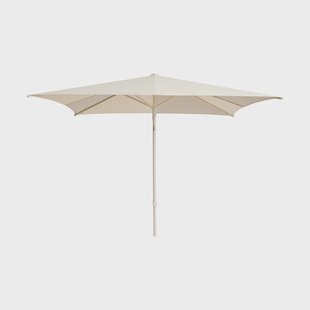 HAY Terrazza Square parasol Off white-grijs