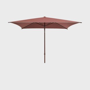 HAY Terrazza Square parasol Off white-bordeaux