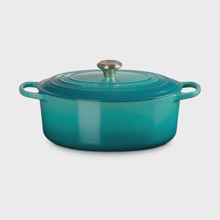 Le Creuset Le Creuset Signature ovale braadpan 6,3 l Bleu Riviera