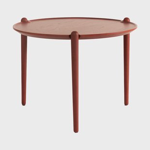 Design House Stockholm Aria salontafel Rood, Ø60x46 cm