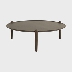 Design House Stockholm Aria salontafel Donker eiken, Ø90x30 cm