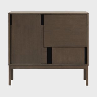Design House Stockholm Layer dressoir Donker eiken, 120x110, met poten