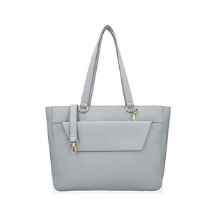 Lou Lou Essentiels Laptoptas  Dames Licht Blauw Leer