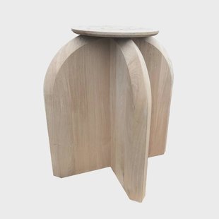 Eiken houten tafel onderstel 72 cm bij 72 cm en hoogte 74 cm