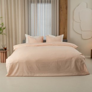 Kayori Elin - Dekbedovertrek - Katoensatijn - 140/200-220 - Nude