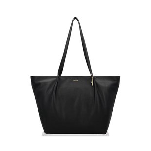 Lou Lou Essentiels Laptoptas  Dames Zwart Leer