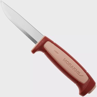 Morakniv Basic 511 Color of the Year 2026, 14812 Carbon Dala Red Orsa Sandstone, vaststaand mes