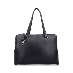 Lou Lou Essentiels Laptoptas  Dames Blauw Leer