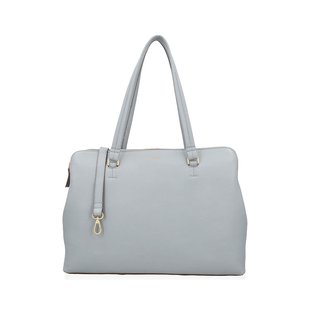 Lou Lou Essentiels Laptoptas  Dames Licht Blauw Leer