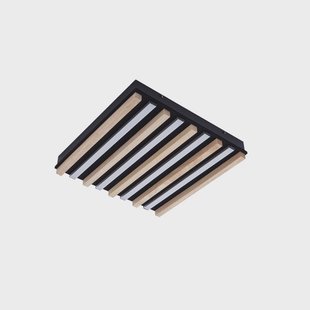 Firka LED plafondlamp, 42 cm, wit, CCT, dimbaar, hout Lindby - Eetkamer - Modern - Zonder afstand