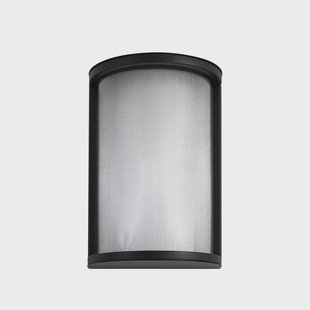 Calvik LED buiten wandlamp, IP44, zwart, 24 cm, geribbeld Lindby - Balkon - Modern - Metaal - 1 lamp
