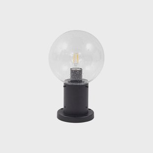 Dangan sokkellamp, hoogte 32 cm, glas, helder, metaal Lindby - Terras - Modern - 1 lamp