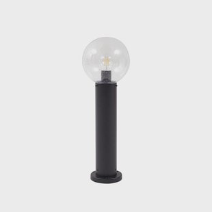 Dangan sokkellamp, hoogte 60 cm, glas, metaal, helder Lindby - Terras - Modern - 1 lamp