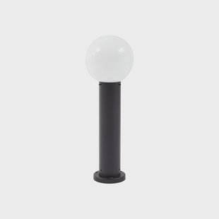 Dangan sokkellamp, hoogte 60 cm, glas, wit, metaal Lindby - Terras - Modern - 1 lamp