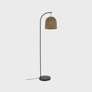 Taryn buiten vloerlamp, 172 cm, bruin, IP44, kunststof Lindby - Terras - Landhuis / Rustiek - 1 lamp