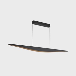 Clavit LED hanglamp, 140 cm, zwart, dimbaar Lucande - Woonkamer - Modern - Metaal - 1 lamp