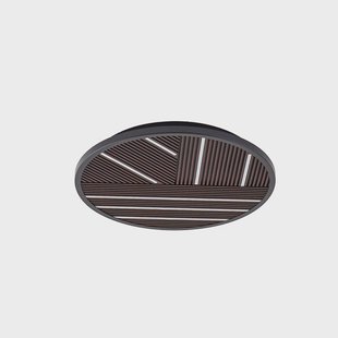 Orven LED plafondlamp, Ø 50 cm, dimbaar, hout Lucande - Woonkamer - Modern - Metaal - 1 lamp