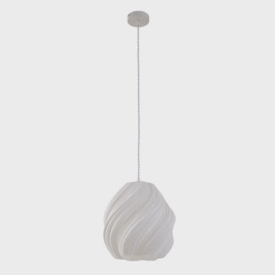 Nuvia hanglamp, wit, Ø 30 cm, 3D-print Lindby - Woonkamer - Modern - Kunststof - 1 lamp