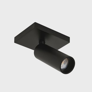 Brinja Slim plafondspot, 1-lamp, 11 cm, GU10 MR11, zwart Arcchio - Gang / Hal - Modern - Aluminium - 1 lamp