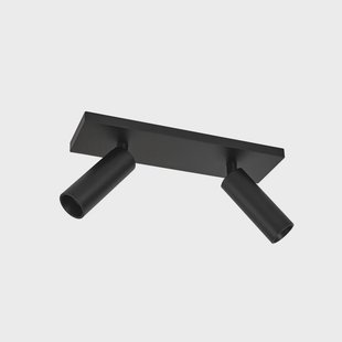 Brinja Slim plafondspot, GU10 MR11, 30 cm, 2-lamps, zwart Arcchio - Gang / Hal - Modern - Aluminium - Meerdere lampen