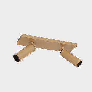 Brinja Slim plafondspot, 2-lamps, koffie, GU10 MR11 Arcchio - Gang / Hal - Modern - Aluminium - Meerdere lampen