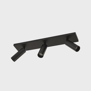 Brinja Slim plafondspot, 3-lamps, GU10 MR11, zwart Arcchio - Gang / Hal - Modern - Aluminium - Meerdere lampen