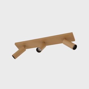 Brinja Slim plafondspot, 3-lamps, koffie, GU10 MR11 Arcchio - Gang / Hal - Modern - Aluminium - Meerdere lampen