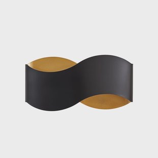 Dailin wandlamp, zwart/goud, 30 cm, metaal Lindby - Woonkamer - Modern - Meerdere lampen
