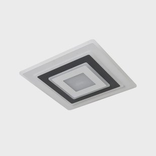 Rebeka LED plafondlamp, 50 x 50 cm, CCT, dimbaar Lindby - Woonkamer - Modern - Kunststof - Hoekig