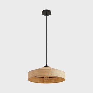 Haldor hanglamp, Ø 40 cm, naturelkleurig, rotan Lindby - Woonkamer - Scandinavisch - Hout - 1 lamp