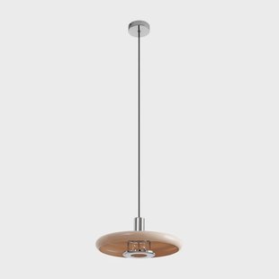 Branford hanglamp, retro, Ø 35 cm, beige, metaal Lindby - Woonkamer - Vintage / Retro - 1 lamp