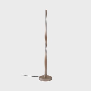 Jaren LED vloerlamp, zwart/bruin, 114 cm, CCT Lindby - Woonkamer - Modern - Metaal - 1 lamp