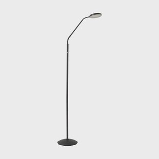 Elvyn LED vloerlamp op accu, zwart, verstelbaar Lindby - Woonkamer - Modern - Metaal - 1 lamp