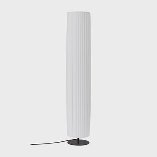 Virelle vloerlamp, wit, textiel, hoogte 117 cm, E27 Lindby - Woonkamer - Stof - 1 lamp