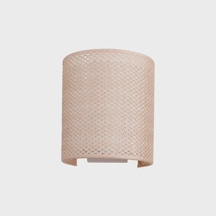 Soula wandlamp, 20 cm, beige, kunststof, E27 Lindby - Woonkamer - Landhuis / Rustiek - Hoekig