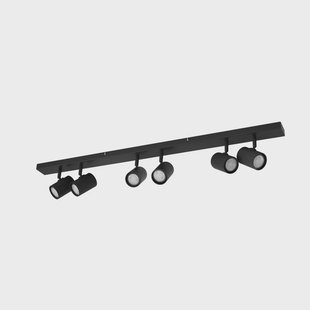 Kardis plafondspot donkergrijs 6-lamps metaal GU10 Lindby - Gang / Hal - Modern - Aluminium - Meerdere lampen