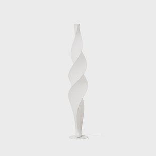Novelle LED vloerlamp, wit, CCT, hoogte 137 cm Lucande - Woonkamer - Designer - Kunststof - Rond