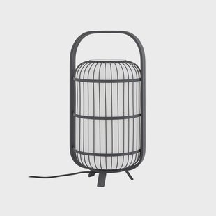 Tayori terraslamp, 64 cm, zwart, IP44 Lucande - Designer - Aluminium - 1 lamp
