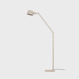 Silka vloerlamp, 173 cm, beige, verstelbaar, E27 - Lucande - Werkkamer / Kantoor - Modern - Metaal - 1 lamp