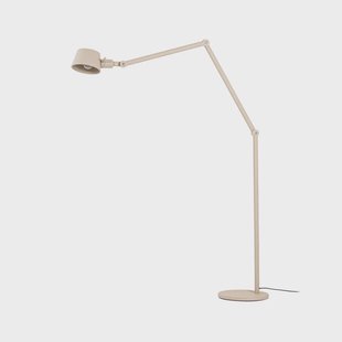 Silka vloerlamp, 216 cm, beige, verstelbaar, E27 Lucande - Werkkamer / Kantoor - Modern - Metaal - 1 lamp