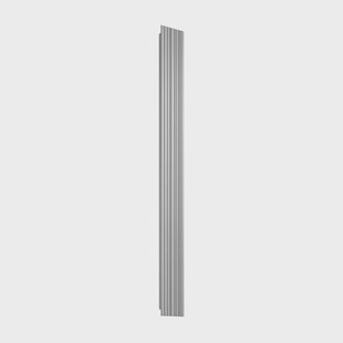 Melira LED buiten wandlamp, lichtgrijs, lengte 100 cm Lucande - Terras - Modern - Aluminium - 1 lamp