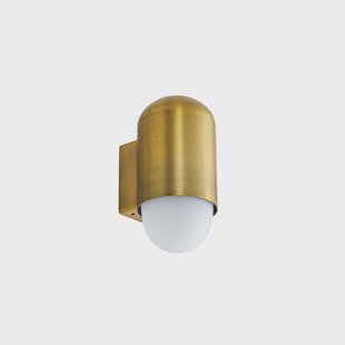 Pilva buitenwandlamp, IP44, metaal, messing, E27 Lindby - Balkon - Modern - Aluminium - 1 lamp