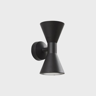 Xalor buitenwandlamp, metaal, zwart, GU10, IP65 Lucande - Balkon - Modern - Aluminium - Meerdere lampen
