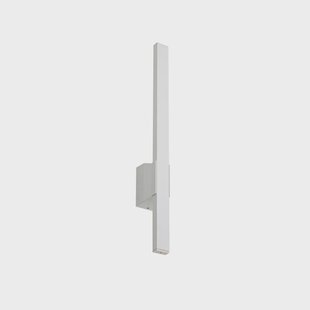 Sakari LED buiten wandlamp, hoogte 50 cm, aluminium, wit Lindby - Terras - Modern - 1 lamp