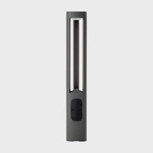 Pirron LED tuinpadverlichting, stopcontact, hoogte 80 cm, IP54 - Lucande - Terras - Modern - Metaal - 1 lamp