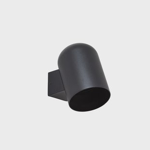 Lupil buitenwandlamp, GU10, zwart, IP44, metaal Lindby - Balkon - Modern - Aluminium - 1 lamp