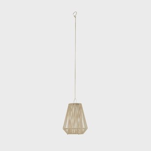 Austas LED-hanglamp op zonne-energie, Ø 32 cm, beige, IP54, USB Lindby - Balkon - Modern - Kunststof - 1 lamp