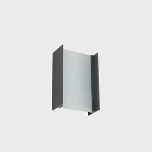 Selqa LED buiten wandlamp, antraciet, IP65, huisnummer - Lindby - Balkon - Modern - Metaal - Hoekig