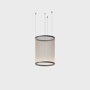Vibia LED hanglamp ARRAY beige 73 x 55 cm cilinder 927 dimbaar